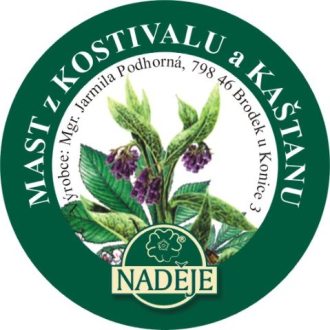 Masť z kostihoja a pagaštanu 50ml