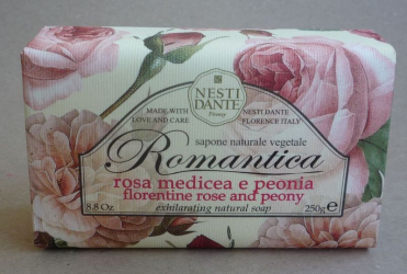 Mydlo Romantica - ruža a pivónia 250g