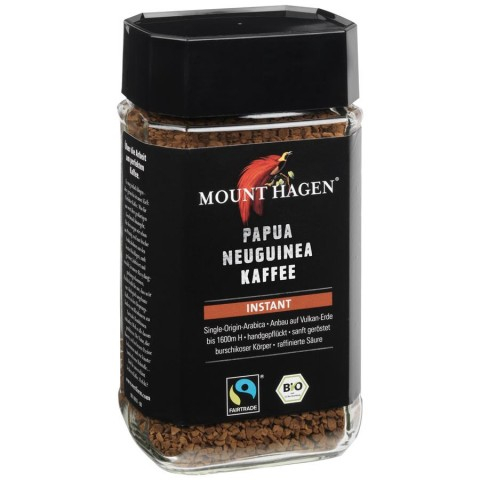 Horská káva instantná BIO 100g Horská káva z hôr Papui Novej Guinei pestovaná na sopečnej pôde bohatej na minerály vo výške 1677 m nad morom na 3000 malých rodinných...