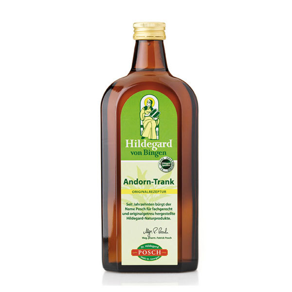 Andorn trank 500ml sv. Hildegarda odporúča užívať tento bylinný elixír pri:- kašli- prechladnutí- chrípke- plúcnych problémoch- zhoršenej funkcií...