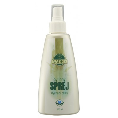 Bylinný sprej - dýchacie cesty 200ml Bylinný sprej na prečistenie dýchacích ciest vrátane nosných dutín z kvetu čiernej bazy, dobrej mysle, kapucínky, smrekoveca, skorocelu,...