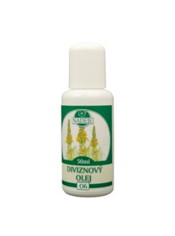 Divozelový olej 50ml, O6A Olej z kvetov divozelu nájde svoje použitie hlavne pri zápalových procesoch v dutinách. Môžeme ho použiť taktiež k obkladom na rany a...