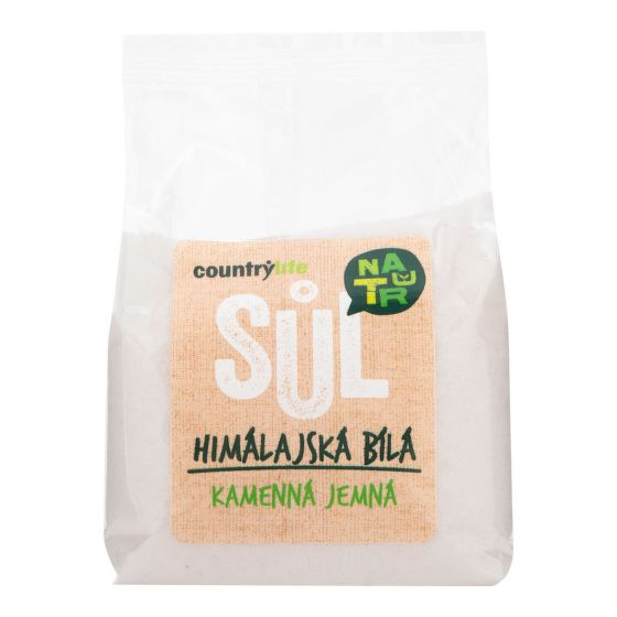 Soľ himalájska biela jemná 500g CL Kvalitná biela himalájska soľ na použitie v kuchyni. obsahuje menej železa, takže nie je ružová, ale množstvo ostatných cenných...
