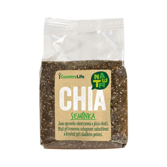 Chia semienka 300g Chia semienka - sú superpotravinou známou už z čias starých Aztékov či Mayov. Sú to drobné čierne semienka z rastliny Šalvia hispánsk...