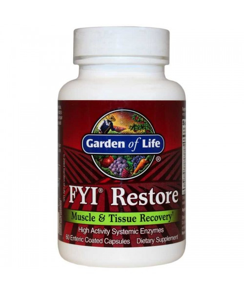 FYI Restore - obnovujúca enzýmová terapia Enzýmy sú vhodné pre efektívnejší návrat do aktívneho a vitálneho života, odporúčajú sa najmä v čase rekonvalescencie po chorobách,...