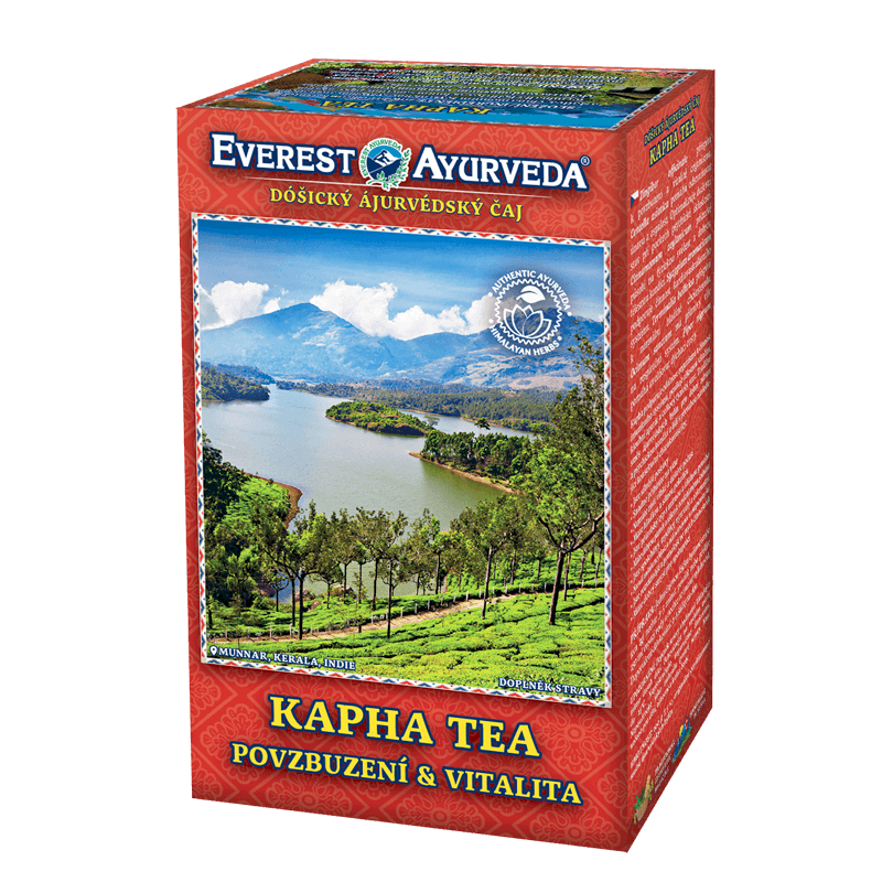 Kapha tea himalájsky čaj 100g Himalájsky ajurvédsky čaj Kapha sa užíva pri regenerácii, potrebe podporiť kĺbový aparát, ale aj celkový fyzický stav. Stáročiami...