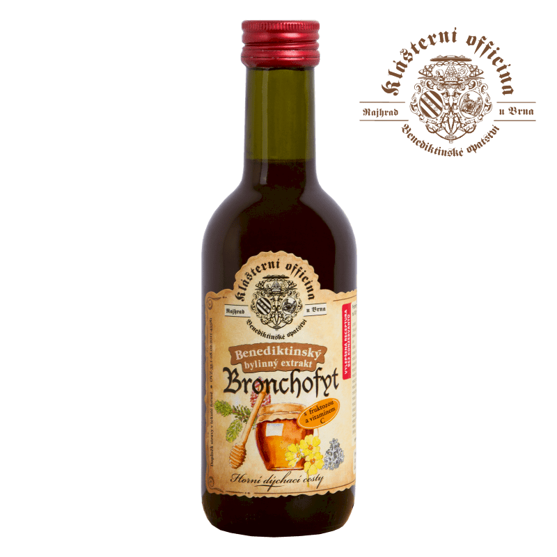 Bronchofyt sirup 250ml Prieduškový bylinný sirup s jedľovými, smrekovými a borovicovými výhonkami. Obsahuje aj lesný med, fruktózu a macerát z rôznych...