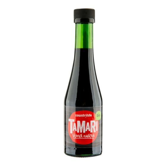 Tamari - sójová omáčka 200ml BIO Tamari je sójová omáčka, ktorá vzniká ako vedľajší výrobok pri výrobe miso pasty. Oproti shoyu je tmavšia, hustejšia a chuťovo...
