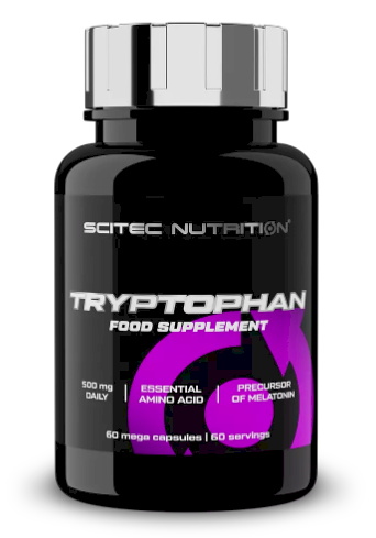 L-tryptophan 500mg 60 kapsúl L-tryptophan je esenciálna aminokyselina, ktorú telo nevie vytvoriť a preto ju musí prijať buď zo stravy alebo aj formou tohoto prípravku. ...