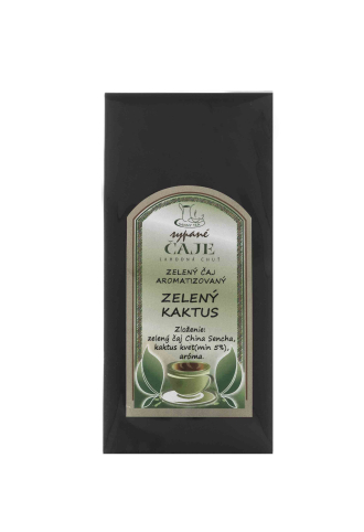 Zeleny kaktus 50g - zelený čaj ochutený