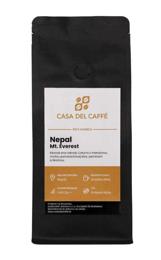 Káva Nepal Mount Everest 250 g Nepal Mount Everest 100% Arabica je jednou z najexkluzívnejších káv sveta. Vyniká stredne silnou, no zároveň intenzívnou chuťou, ktorá...