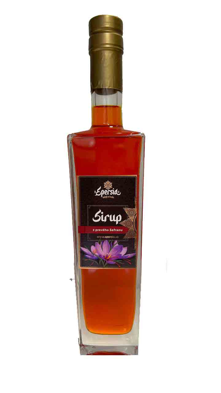 Šafranový sirup 350 ml Lahodný šafranový sirup z najkvalitnejšieho šafranu. Výborný na prípravu domácej limonády, ale zaujímavo dochutí aj ľadový, či horú...
