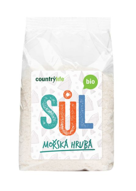 Morská soľ hrubá 1kg Atlantik Hrubá morská soľ bohatá na minerály a bez obsahu pridaných látok.Soľ nie je dodatočne jodizovaná, tzn. nie je do nej pridávaný jód...