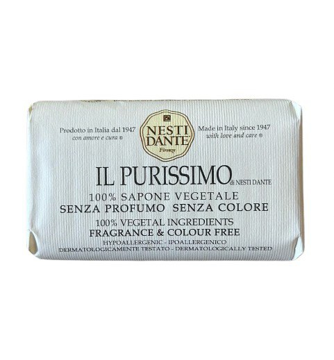 Mydlo il purissimo 150g Nesti Dante Il Purissimo – prírodné mydlo pre citlivú pokožkuObjavte Nesti Dante Il Purissimo, jedinečné prírodné mydlo pre citlivú a...