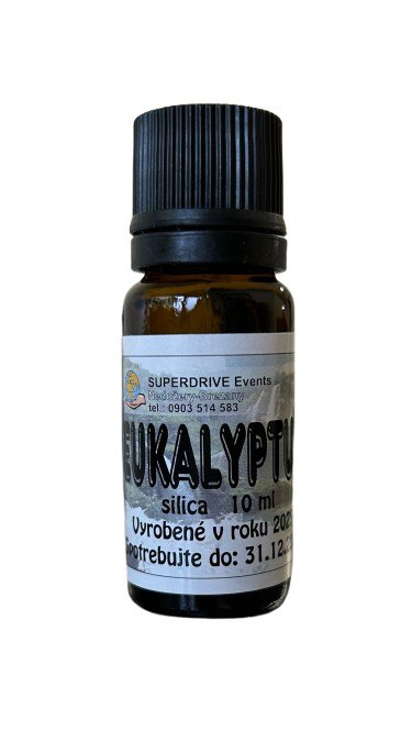Eukalyptus - silica 10ml Vonný olej určený pre použitie vo vonnej lampe.. Má stimulačné, silné antiseptické, antivírusové účinky, používa sa aj ako repelent...