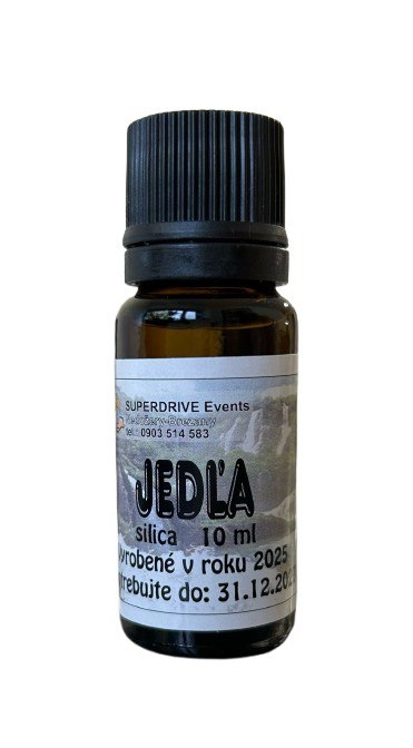 Jedľa - silica 10ml JEDĽA – dezinfekčné účinky, vhodná je na masáže pri reumatických problémoch, pri nedokrvení končatín, vhodná aj do sauny, alebo ako...