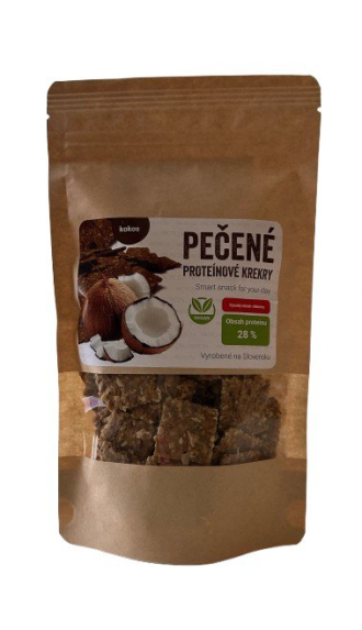 Proteínové krekry kokos 80g