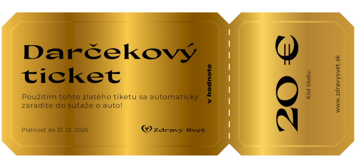 Darčekový súťažný kupón v hodnote 20 Eur