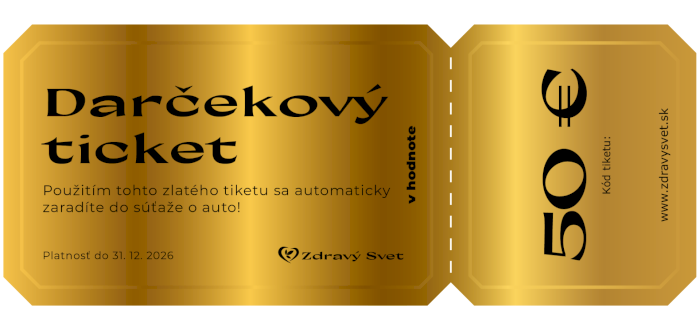 Darčekový súťažný kupón v hodnote 50 Eur