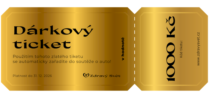 Darčekový súťažný kupón v hodnote 1000 Kč