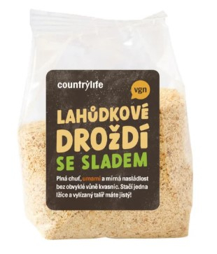 Lahôdkové droždie so sladom Country Life – prírodné dochucovadlo s bohatou umami chuťouLahôdkové droždie so sladom Country Life je...